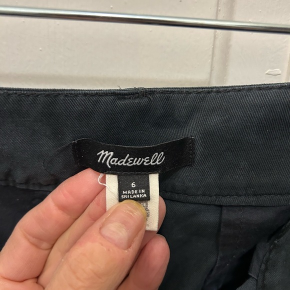 MADEWELL THE HARLOW WIDE LEG PANT BLACK SIZE 6 - Picture 7 of 12